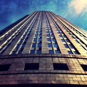 Posted April 5, 2013 at Bank of America Corporate Center - 871 feet, 60 stories of the Bank of America Corporate Center