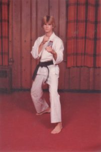 One of my Karate American Style Instructors - one of 3 brothers and sisters who taught me there.