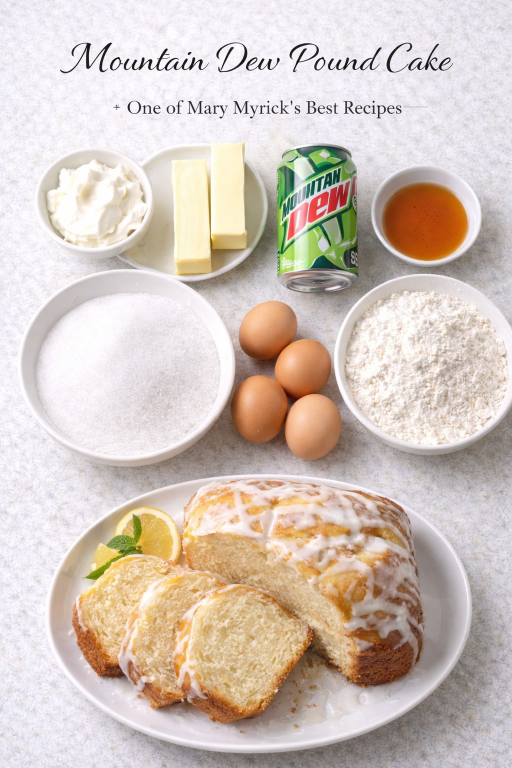 Mountain Dew Pound Cake