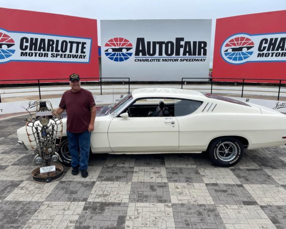John Wayne Stowe and his 1969 Ford Torino Talladega