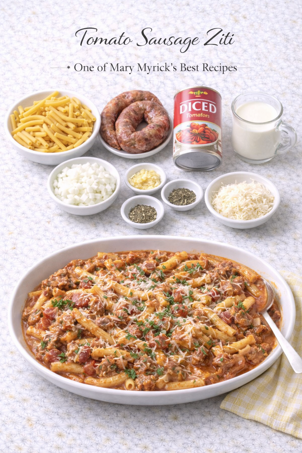 Tomato Sausage Ziti