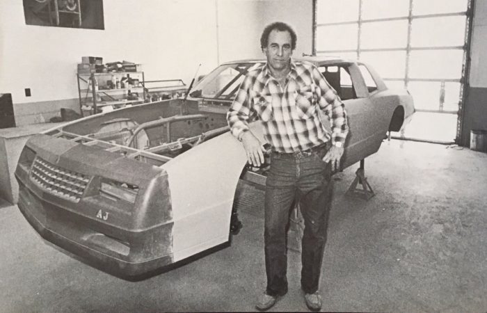 Dick Hutcherson with an AJ Foyt Monte Carlo