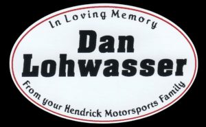 Dan Lohwasser tribute decal © Hendrick Motorsports